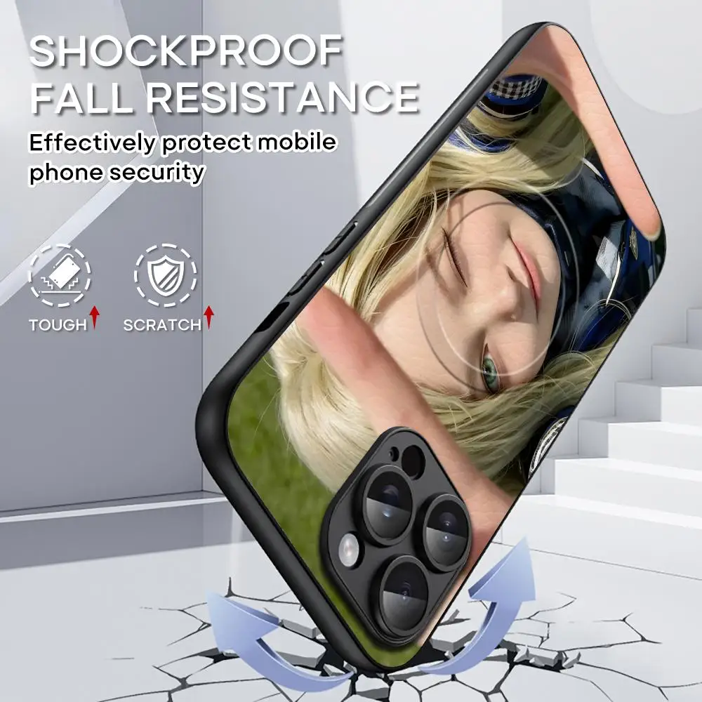 Фото Популярный чехол для телефона PRAGMATA для iPhone 17 16 15 14 13 12 11 Plus Pro Max, высококачественный, роскошный, из овчины, с поддержкой Magsafe №3