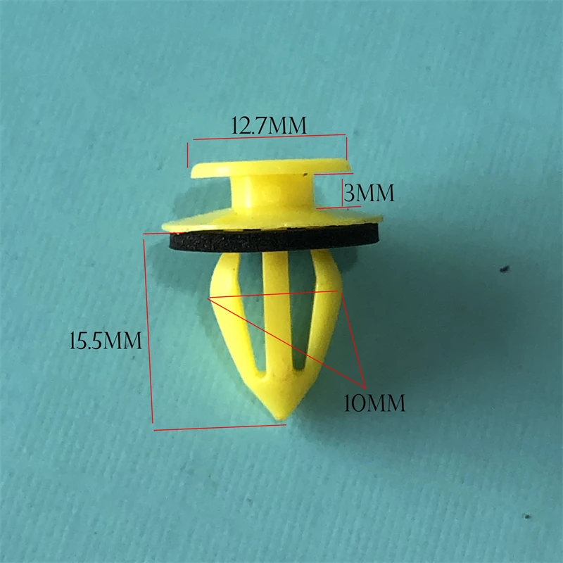 

20 шт., пластиковые заклепки диаметром 10 мм с отверстием для kia ceed rio 3 4 soul sk3 sportage Hyundai ix35 ix25 solaris cr