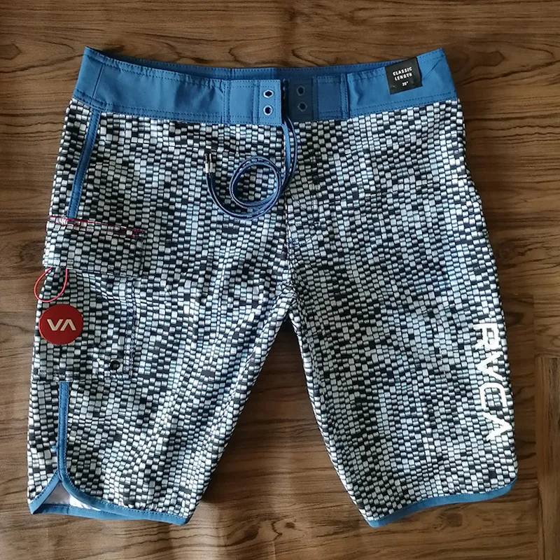 

Men‘s Swimming Fitness Sports Board Shorts Waterproof 4-Way Elasticity Beach Bermuda Shorts GYM Quick-dry Beach Surf Pants