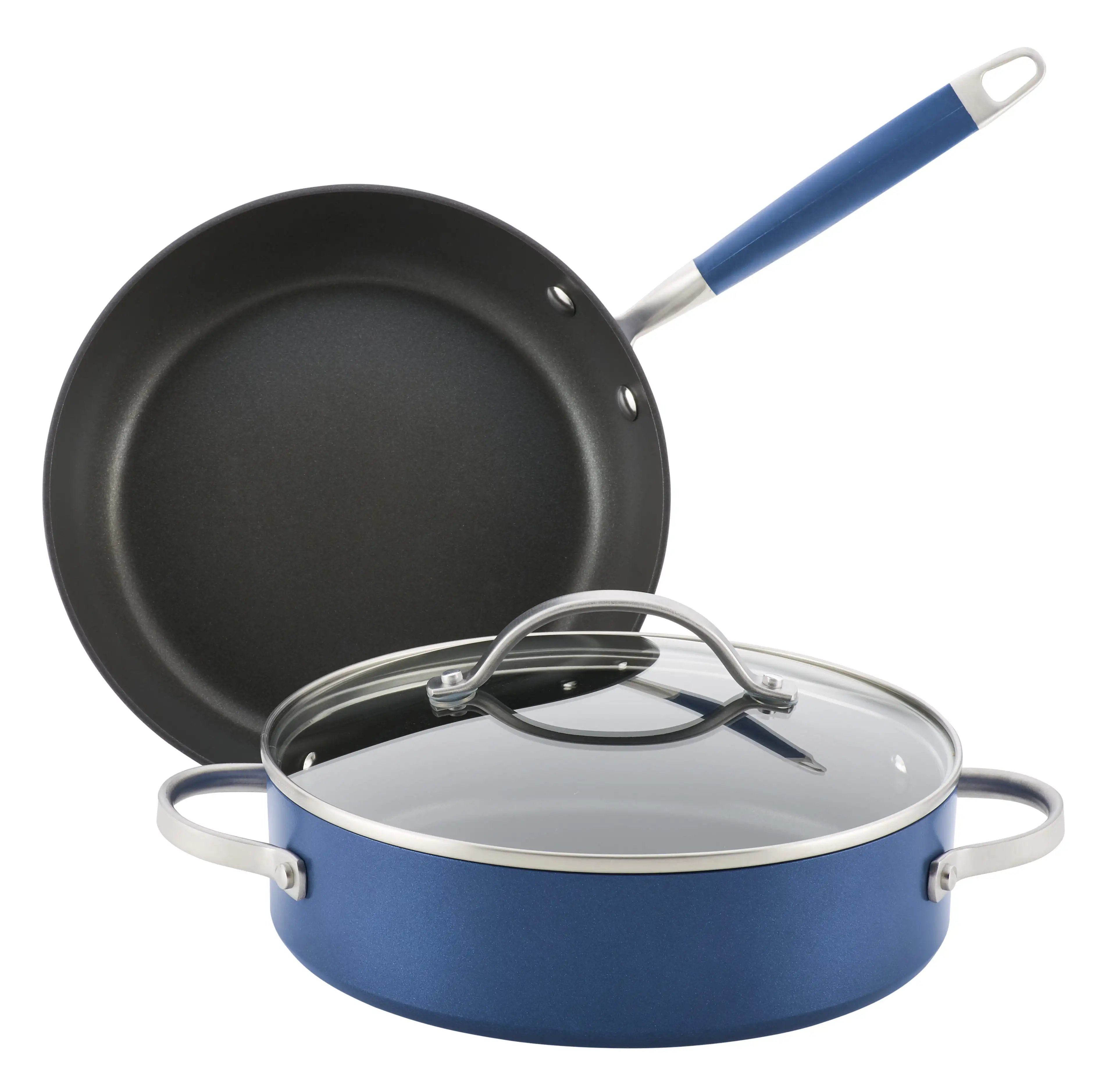 

Advanced Hard-Anodized Non-stick 3-Pieces Cookware Set, Indigo