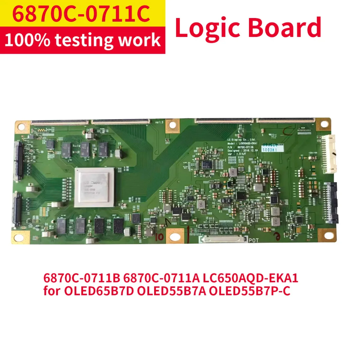 Логическая плата 6870C-0711C 6870C-0711B 6870C-0711A фотография для ТВ OLED65B7D OLED55B7A фотодеталь