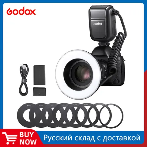 Светодиодный кольцевой светильник Godox MF-R76 RING76 5000K