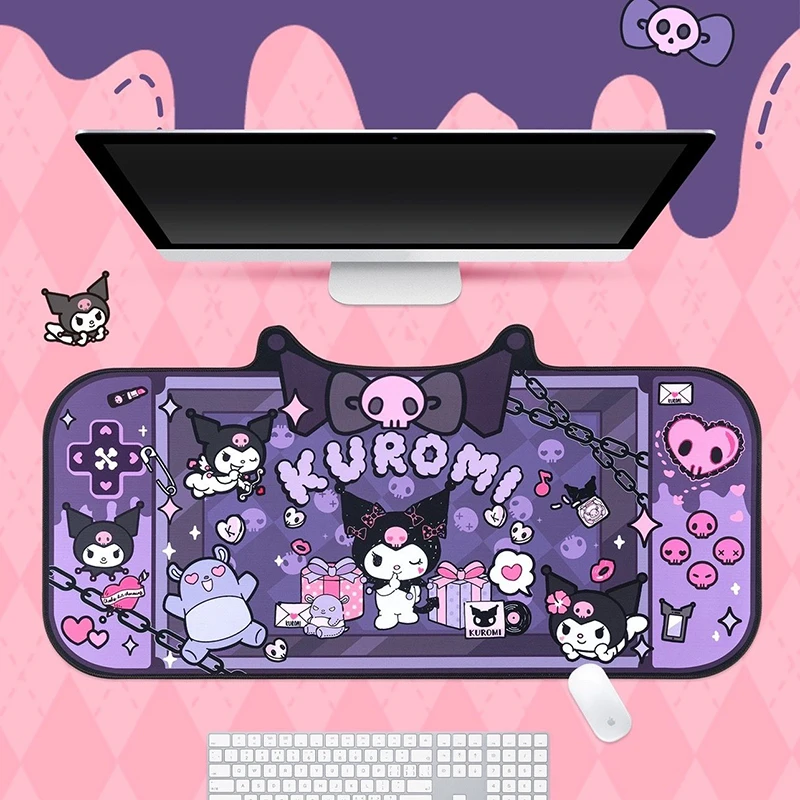 

Hello Kitty Sanrio Mouse Pad Kawaii Kuromi Anime Cinnamoroll Cartoon Cute Computer Desktop Decoration Desk Mat Girls Gifts