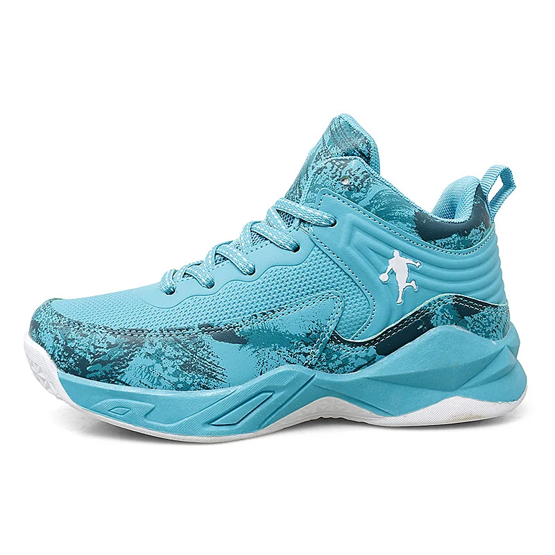 New High-top Training Boots Big Children's Triathlon Shoes Winter Boys Wear-resistant Sports Shoes