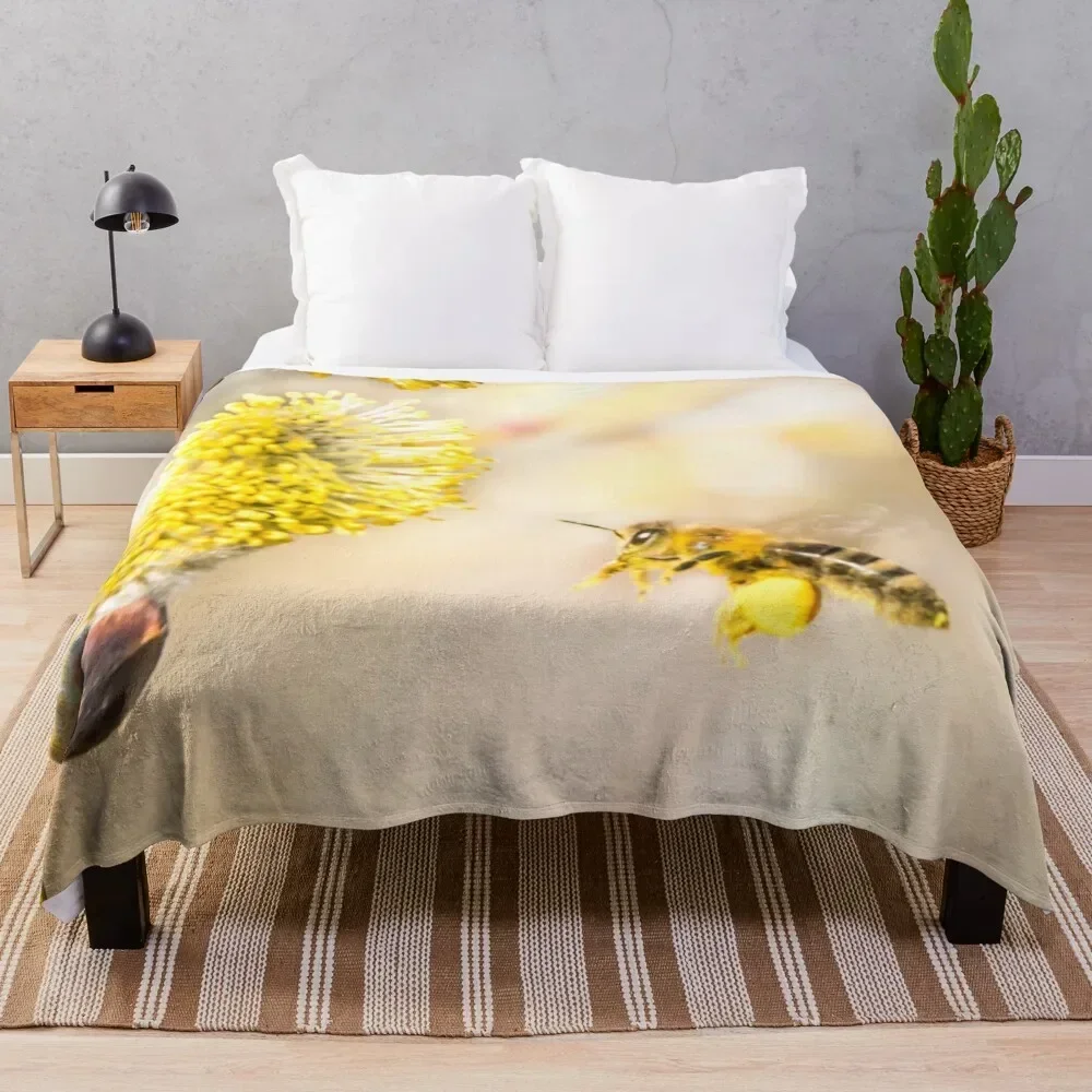 Фланелевый плед Bee