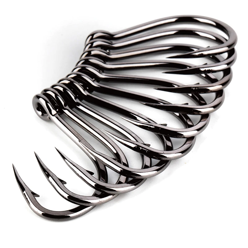 Original Norway Mustad Hooks 10827 Sea Fish Hook 4X Strong Pesca Live Bait Barbed Iron Board Fishhook Jigbait Circle Claw Anzol