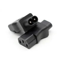 ac power adapter iec 320 c8 male to c13 3pin female connector plug