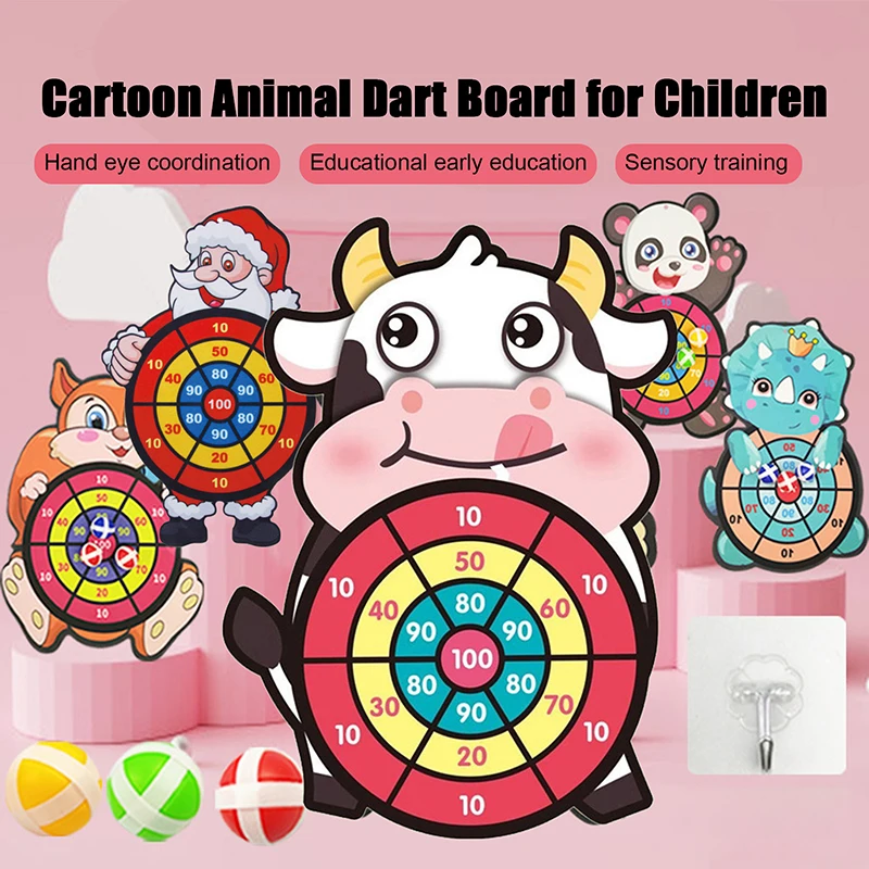 Детская мишень липкий мяч игра Dartboard Творческий бросок вечерние НКА Открытый
