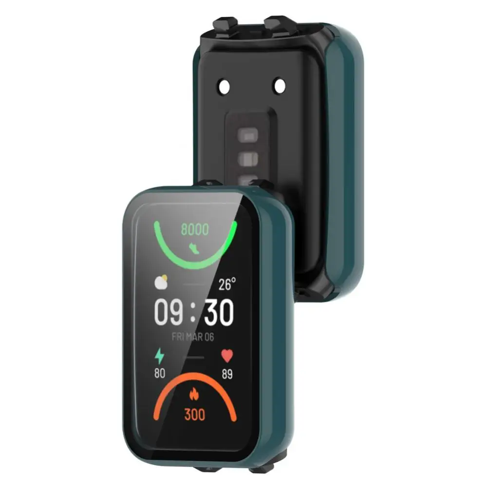 

Защитная пленка 2 в 1 для Oppo Band2 защитный рукав стеклянная рамка с твердыми краями Защита от царапин для часов Oppo Band2