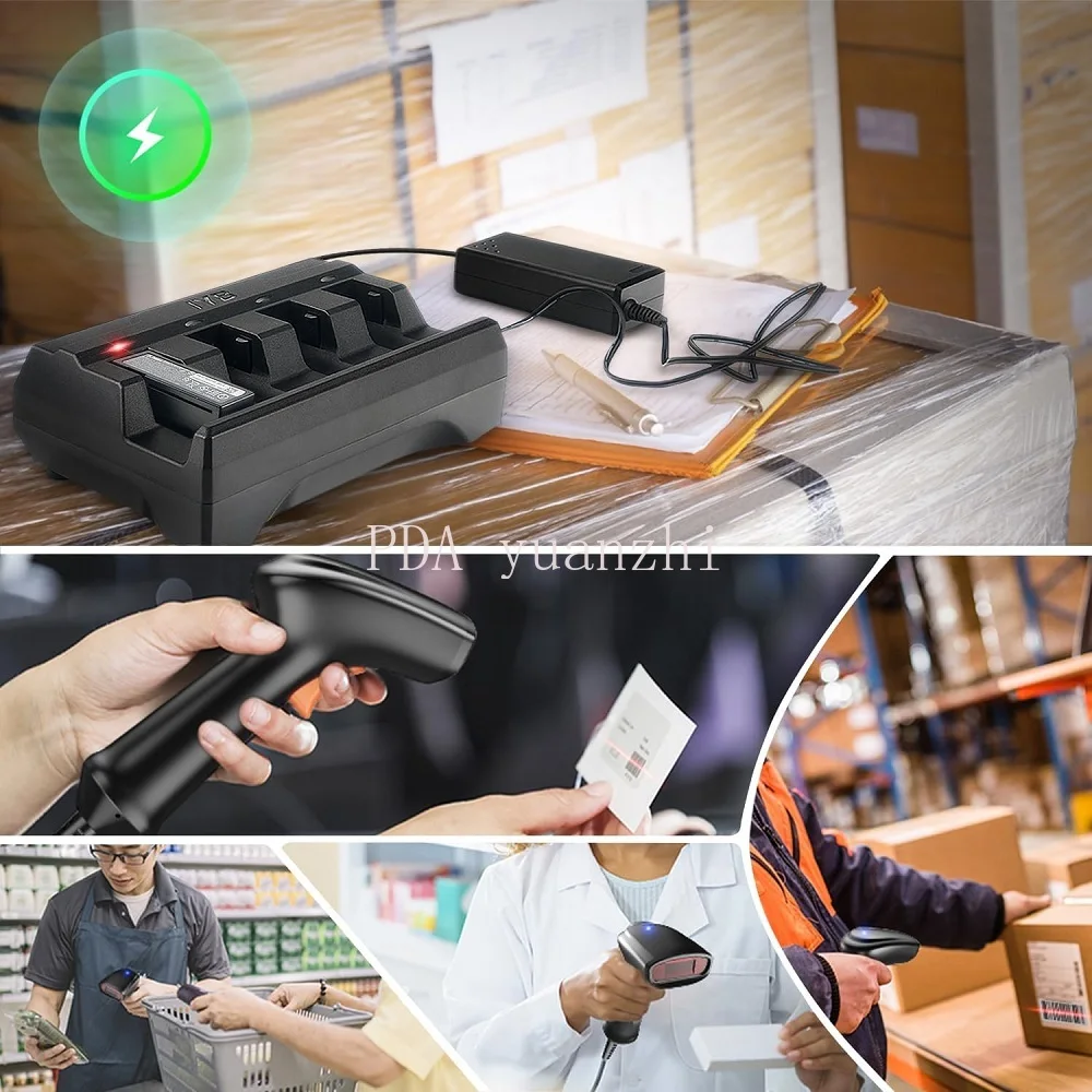 Зарядное устройство с 4 слотами для сканеров штрих-кодов Zebra DS3678 DS3600 LI3678 LI3600 LS3678