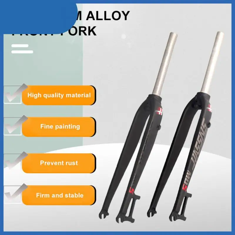 

Wind Resistant Bike Brake Light Weight Bicycle Front Fork Aluminum Alloy Good Strength Hard Fork Outdoor Cycling Supplies