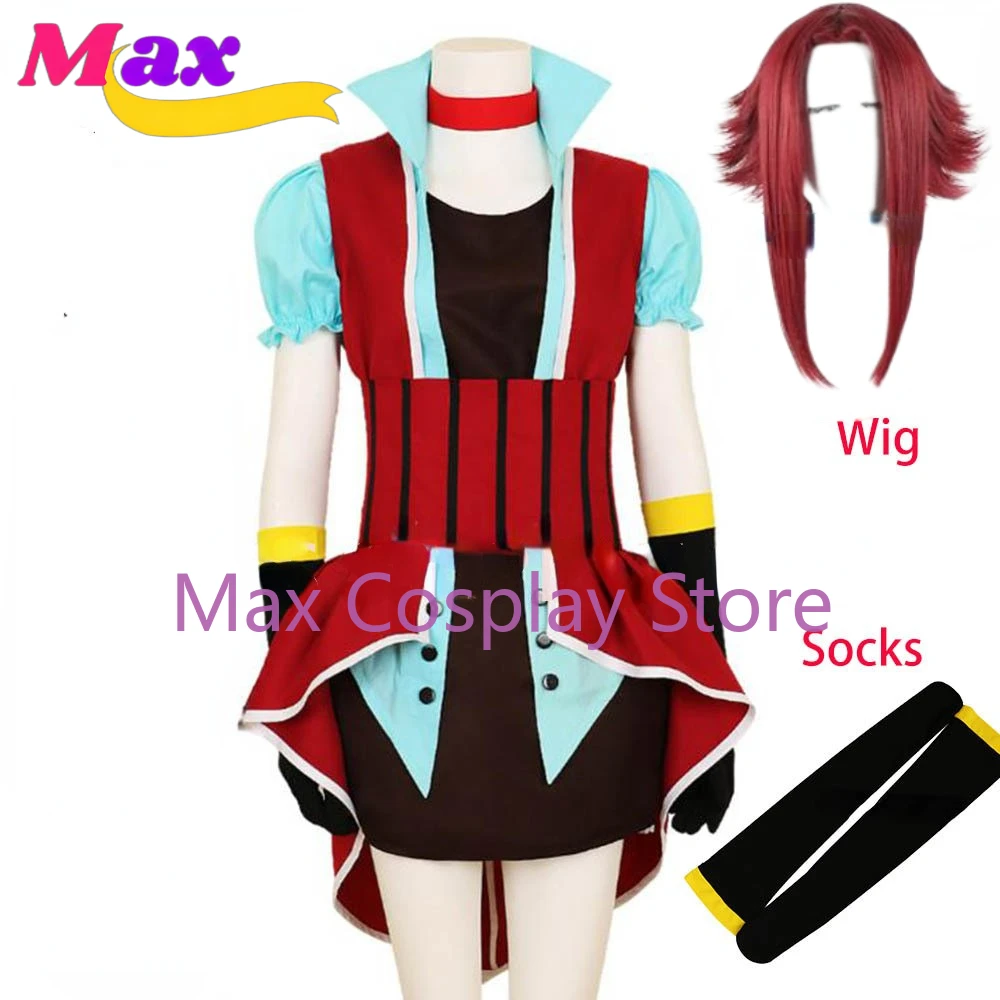 Фото Max Halloween 5D's Akiza Izinski Aki Izayo Платье Косплей Костюм Для Взрослых Высокое Качество Делюкс Высокое Качество На Заказ YXW №1