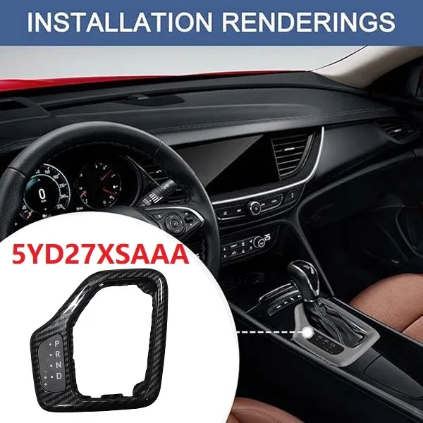 ABS углеродное волокно лицевая панель переключения передач автоматической