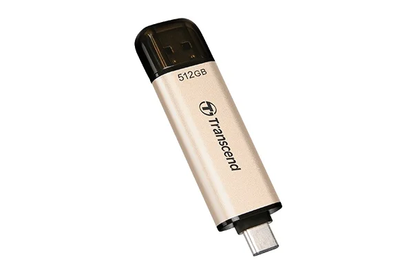 Флеш-накопитель Transcend USB Накопитель 512GB JETFLASH USB3.2 TLC High Speed Type-C и Type A (420/400 МБ/с) |