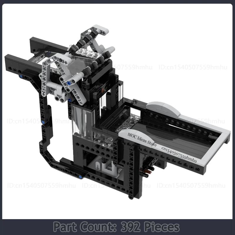 Строительные блоки MOC маленький модуль GBC моторная машина технология спортивных