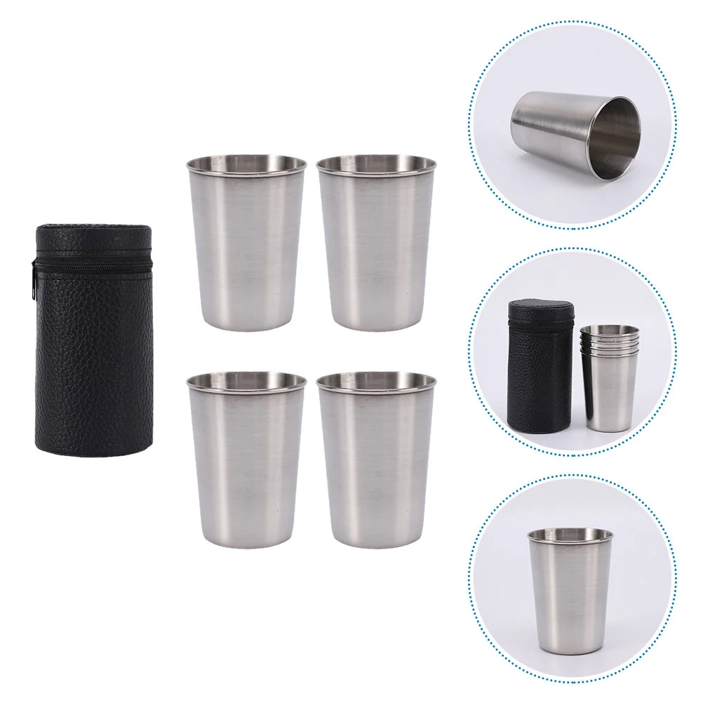 

Cup Cups Metal Camping Steel Mug Drinkingwater Stainless Pint Glasses Coffee Beer Portable Insulated Tea Tumbler Outdoor Small