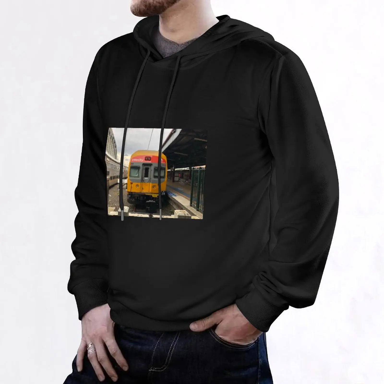 NSW TrainLink InterCity V Set at Central Station пуловер с капюшоном для мужчин носят уличная мужская