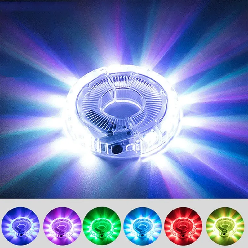 

ZK30 Bicycle Wind and Fire Wheel Balance Car Flower Drum Light Warning Light Bicycle Accessories Bicycle Light Bike Led Light