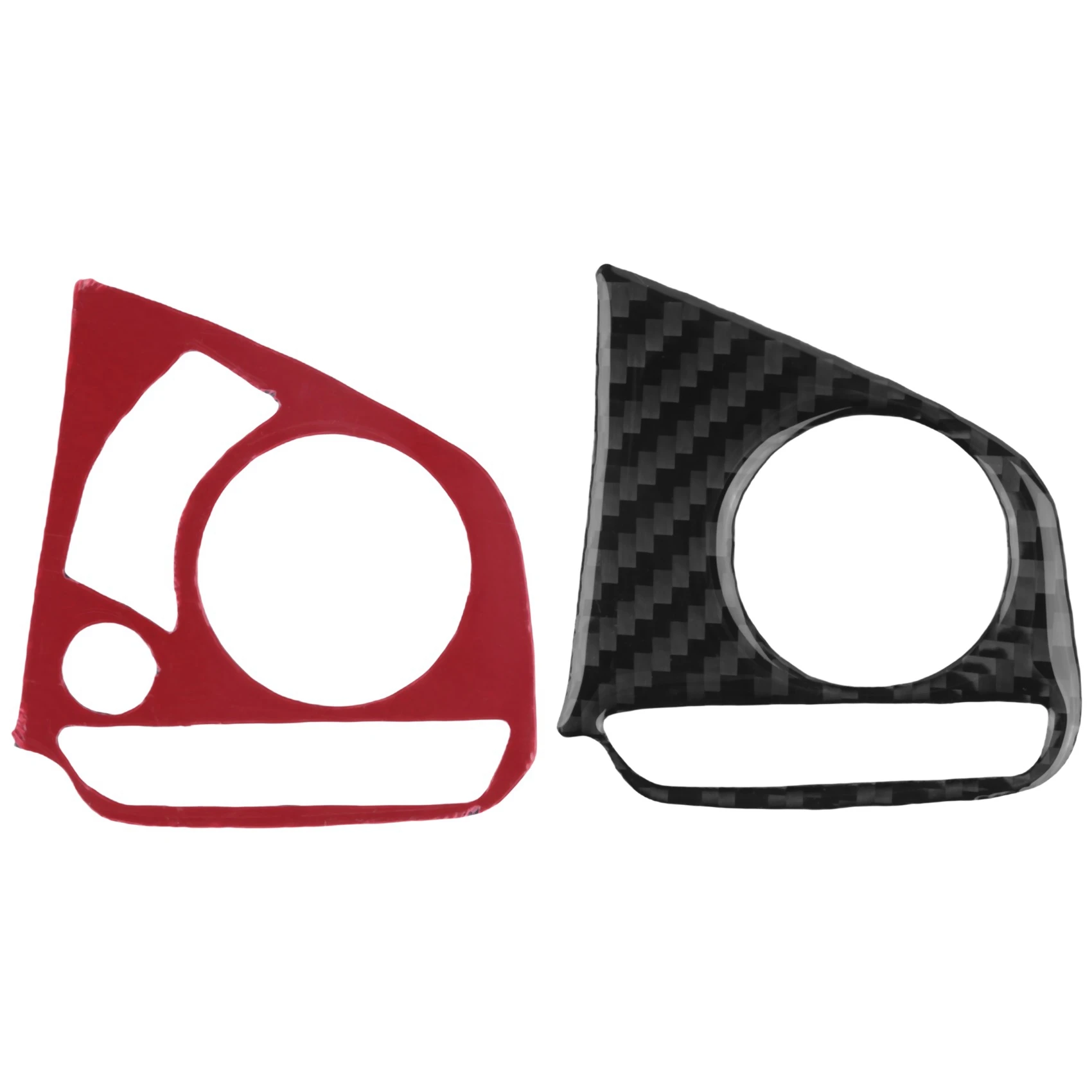 3 шт. кнопки на руль автомобиля из углеродного волокна панель переключателя