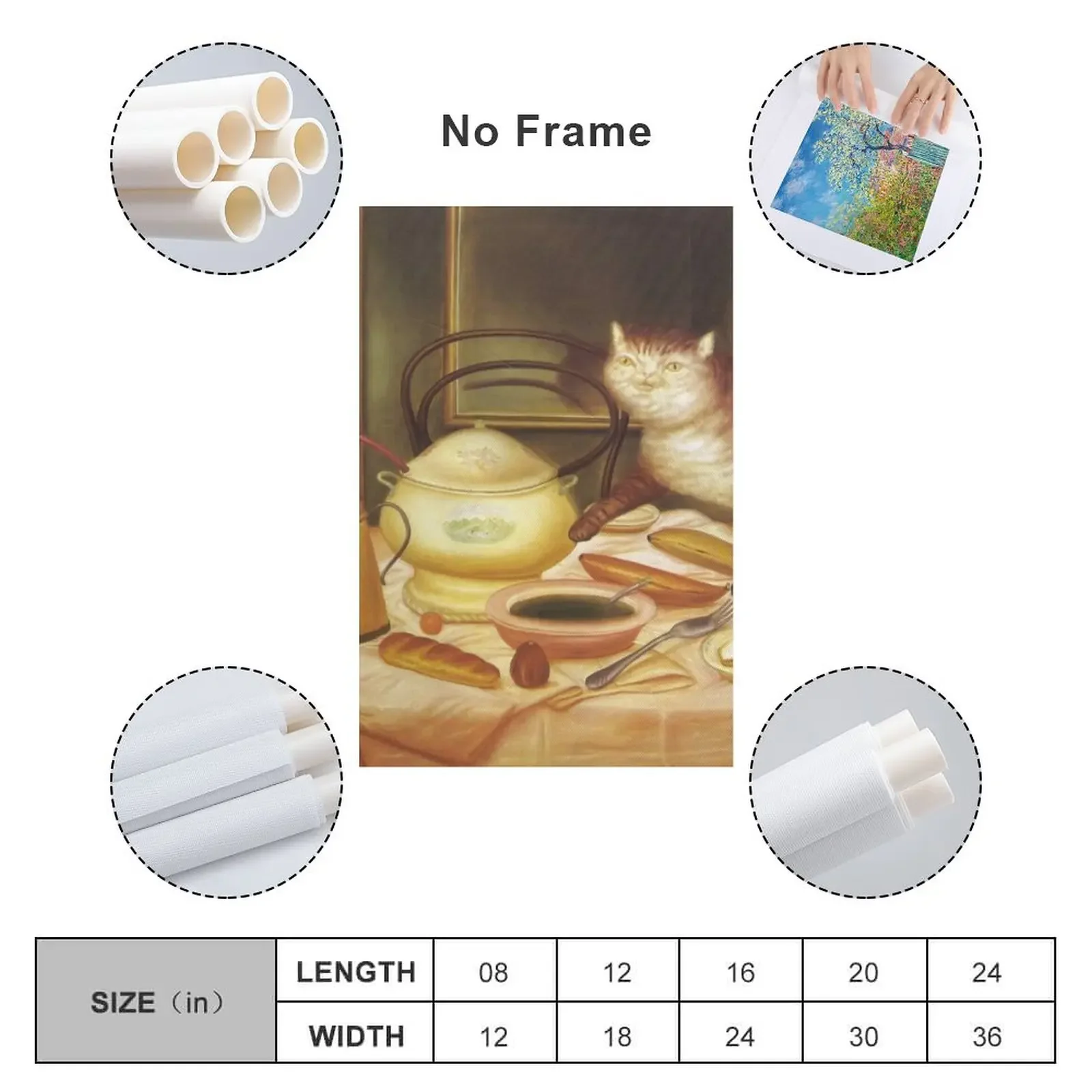 Живопись Фернандо Ботеро-Натюрморт с зеленым супом холст живопись украшение