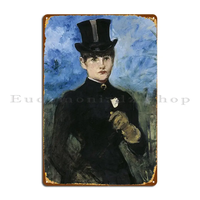 

Horsewoman Metal Plaque Poster Garage Create Club Bar Printed Club Tin Sign Poster