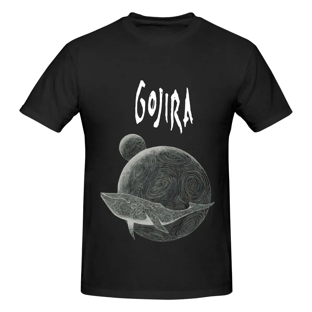 

Authentic Gojira Band Whale Anime Pattern Streetwear Retro Oversized Short Sleeve Harajuku Tops Tees Men Cotton