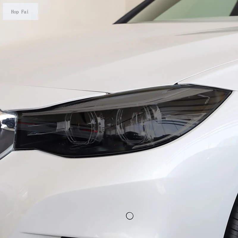 

2 шт., прозрачные ТПУ наклейки для автомобильных фар BMW 3 серии GT F34 2013