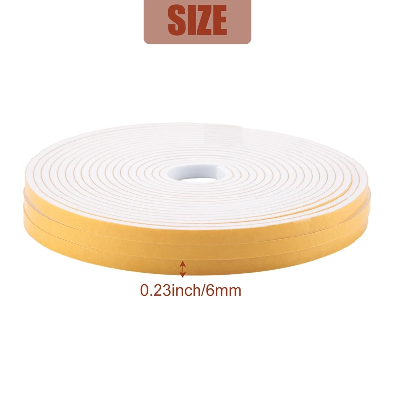 Самоклеящаяся пенопластовая лента уплотнитель для двери окна защита от