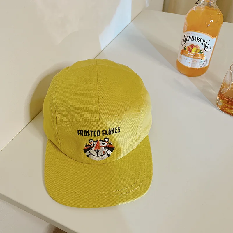 

New Kids Hat Cartoon Tiger Embroidery Cap For Boys Girls Street Hip-Hop Snapback Hats Casual Child Baseball Caps Unisex Bonnets