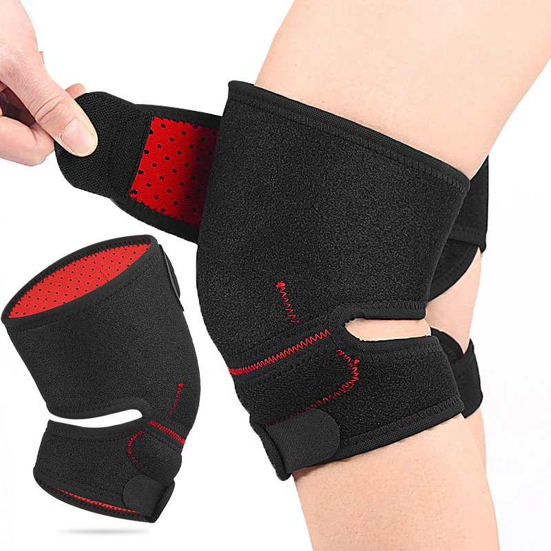 

1PC Knee Brace Support Sleeve Adjustable Patella Stabilizer Protector Nylon Wrap for Arthritis Meniscus Tear Running Sports