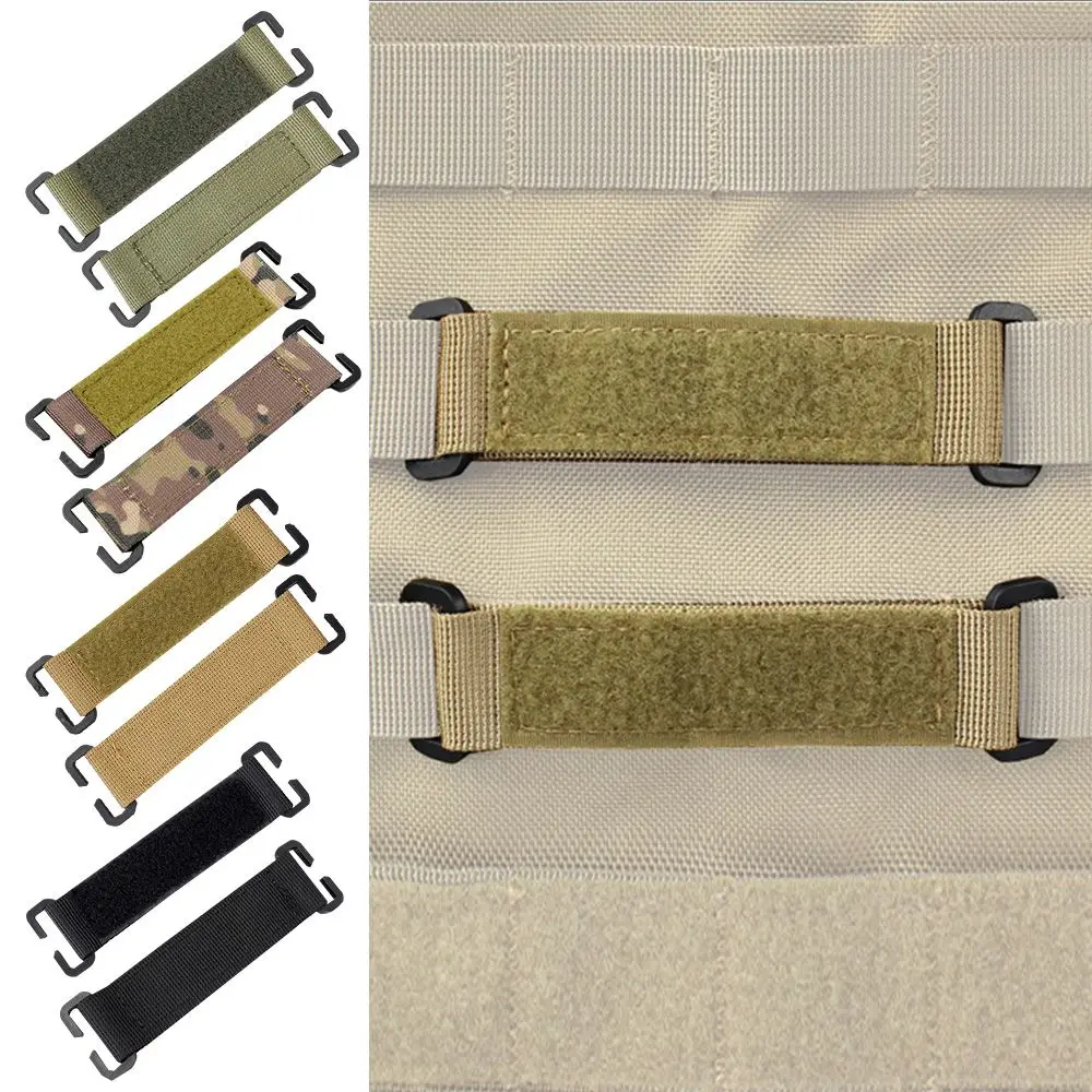 

2pcs Reusable Magic Stick Camping Hiking Badges Pad Adhesive Tape Seal Patches MOLLE System