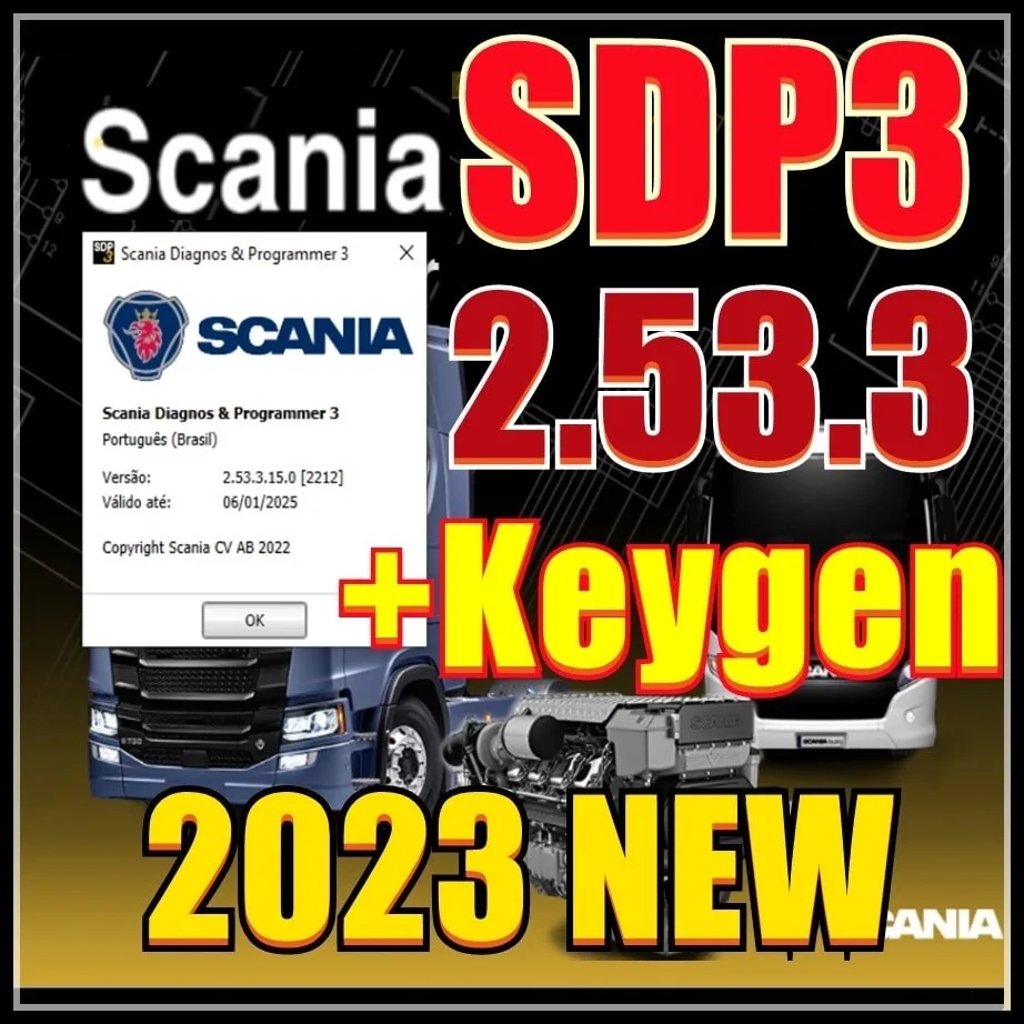 

New SDP3 V2.53.3 Free Keygen Unlimited for Truck Bus Diagnos Programmer Diagnostic 2.53.3 with Activator and Install Video