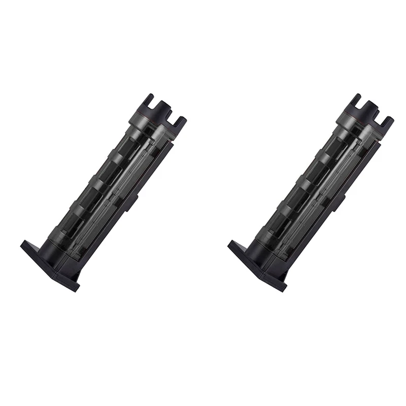 

2X Fishing Rod Holder Raft Fishing Barrel Accessories Vertical Inserting Device For MEIHO Box Fishing Tackle-Black