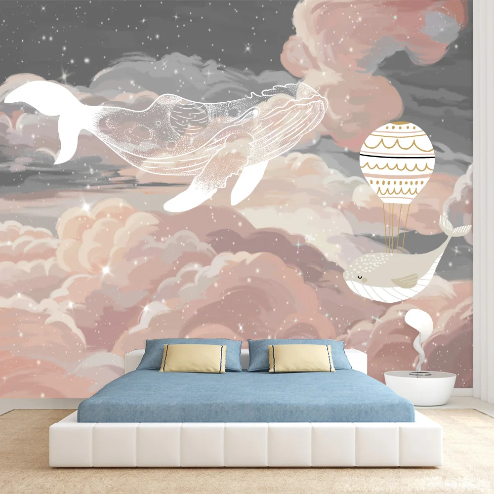 

Cool Custom Removable Accepted anime Wallpapers for Living Room Cloud Starry Contact Murals Furniture Wall Papers Home Decor