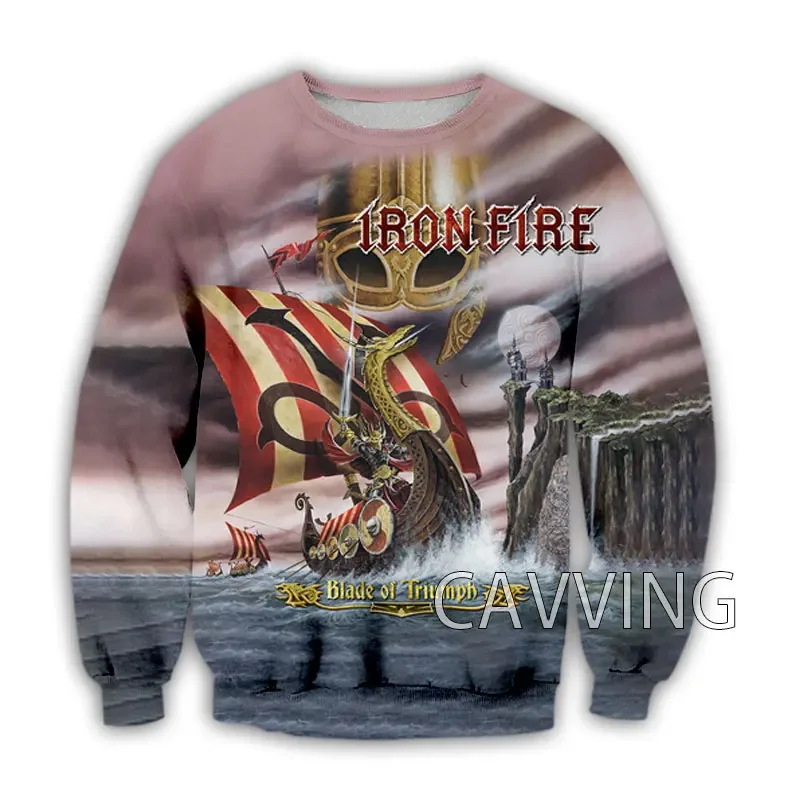 Свитшот с длинным рукавом для мужчин и женщин Модный свитшот 3D-принтом железного