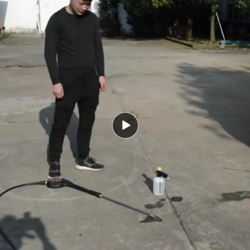 

Пенная насадка для автомойки, портативный пенораспылитель для шлангов моек высокого давления