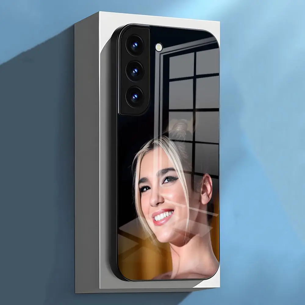 Фото Чехол для телефона Dua L-Lipas Singer для Samsung S26 S25 S24 FE S23 S22 S21 Plus S20 Ultra Note20Ultra, черный, стеклянный №5