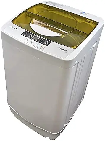 

Portable Washing Machine, 1.34 Cu.ft, 10 Wash Programs, 2 built in rollers/casters, Compact Top Load Clothes Washer
