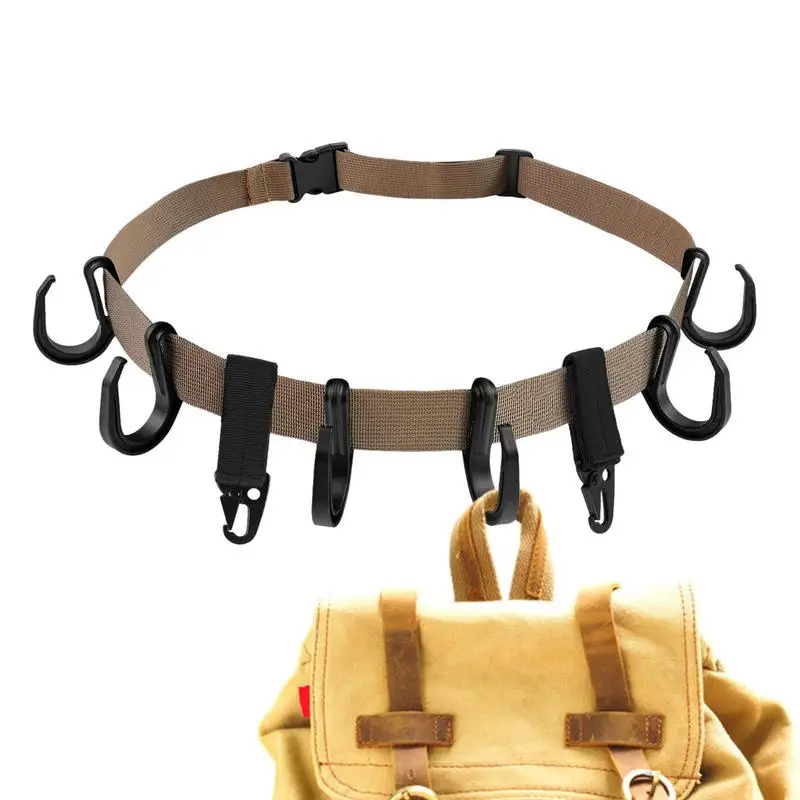 

Fishing Belt For Waders Webbing Adjustable Wade Hook Strap With Buckle Portable Camping Supplies With 2kg Bearing Load Outdoor