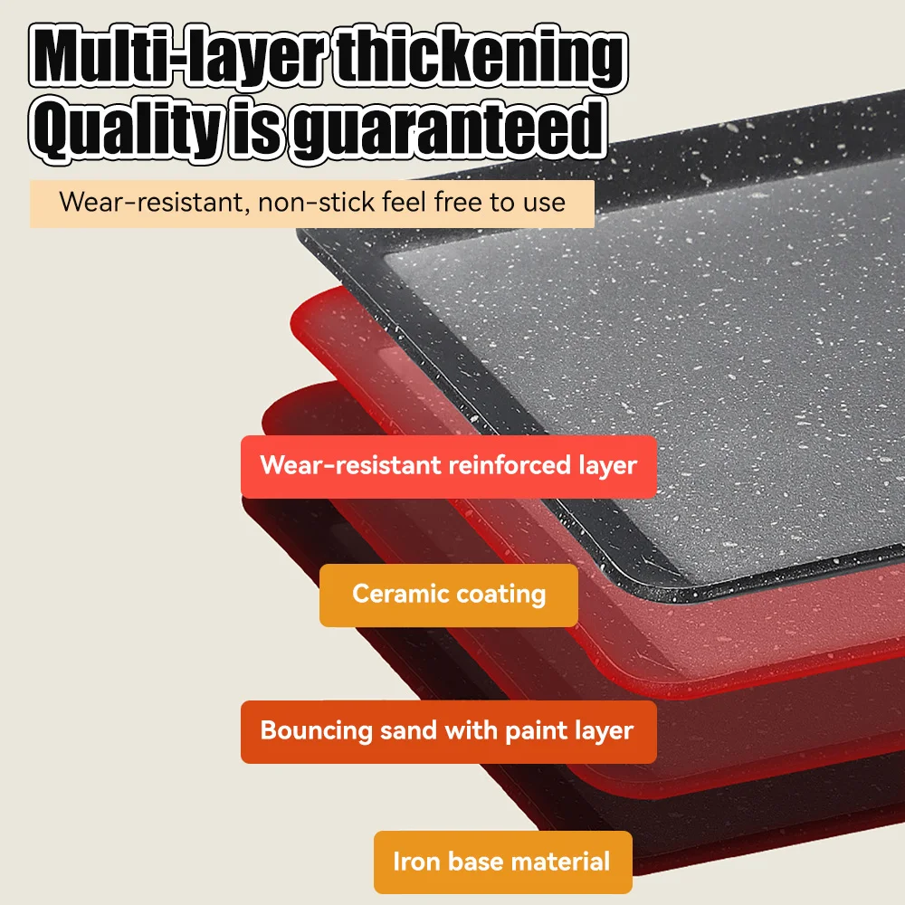 Портативная Мини-квадратная Японская Железная Сковорода Для Барбекю Одна