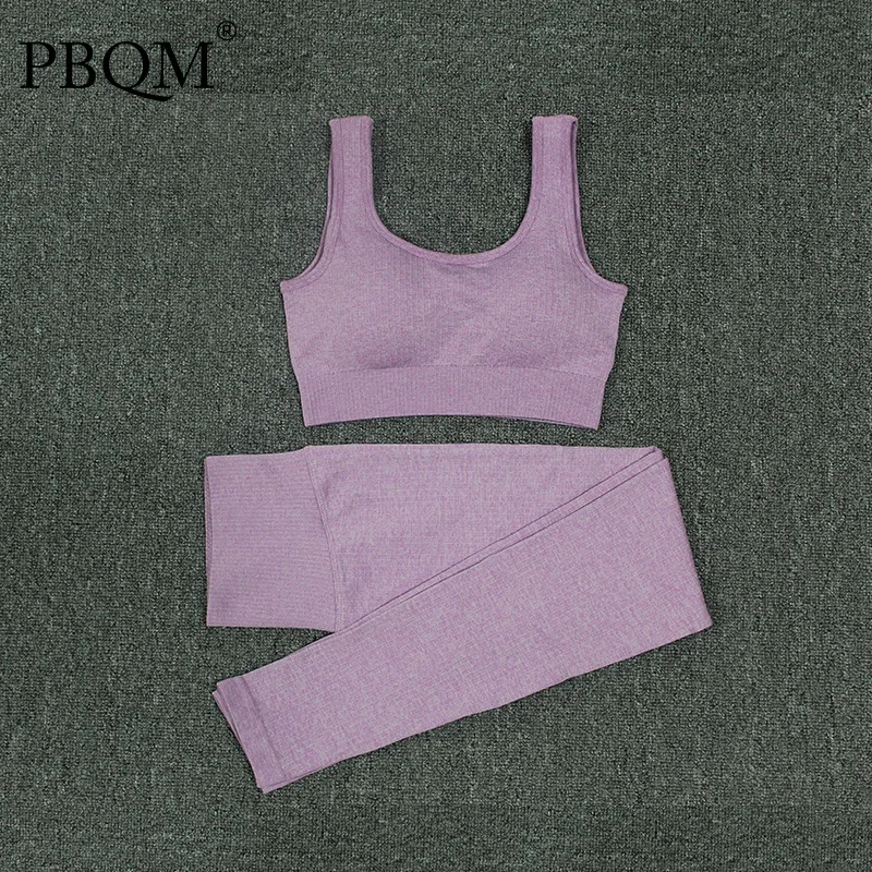 

PBQM Summer Sexy Shorts Gym Workout Women's Fast Drying Thin Pink Sports Vest Yoga Set Bra Sport Fitness Clothes Suit Eşofman