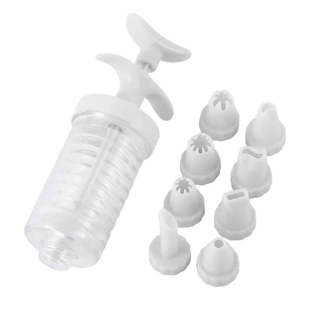 

Whipped Cream Dispenser Mouth Plastic Extruder Kit Decorating Mouth Set Flower Implement Pastry Confectionery Tips Set