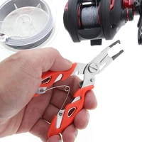 multifunctional fishing plier scissor line cutter bait hook remover plier stainless steel fishing scissor plier fishing tools