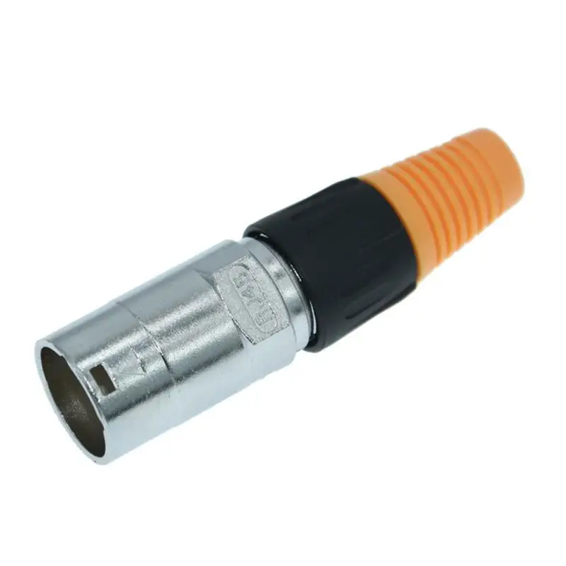 

Waterproof male plug socket connector panel mounting Network Ethernet connector adapter