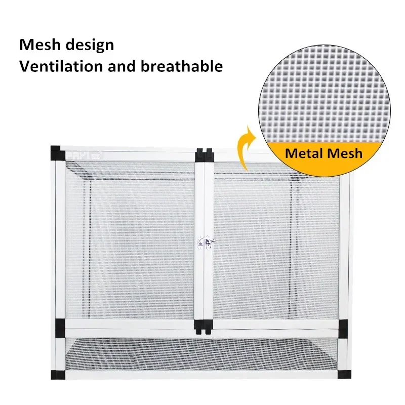 Алюминиевый экран Террариум нано Бриз клетка для змеи хамелеон
