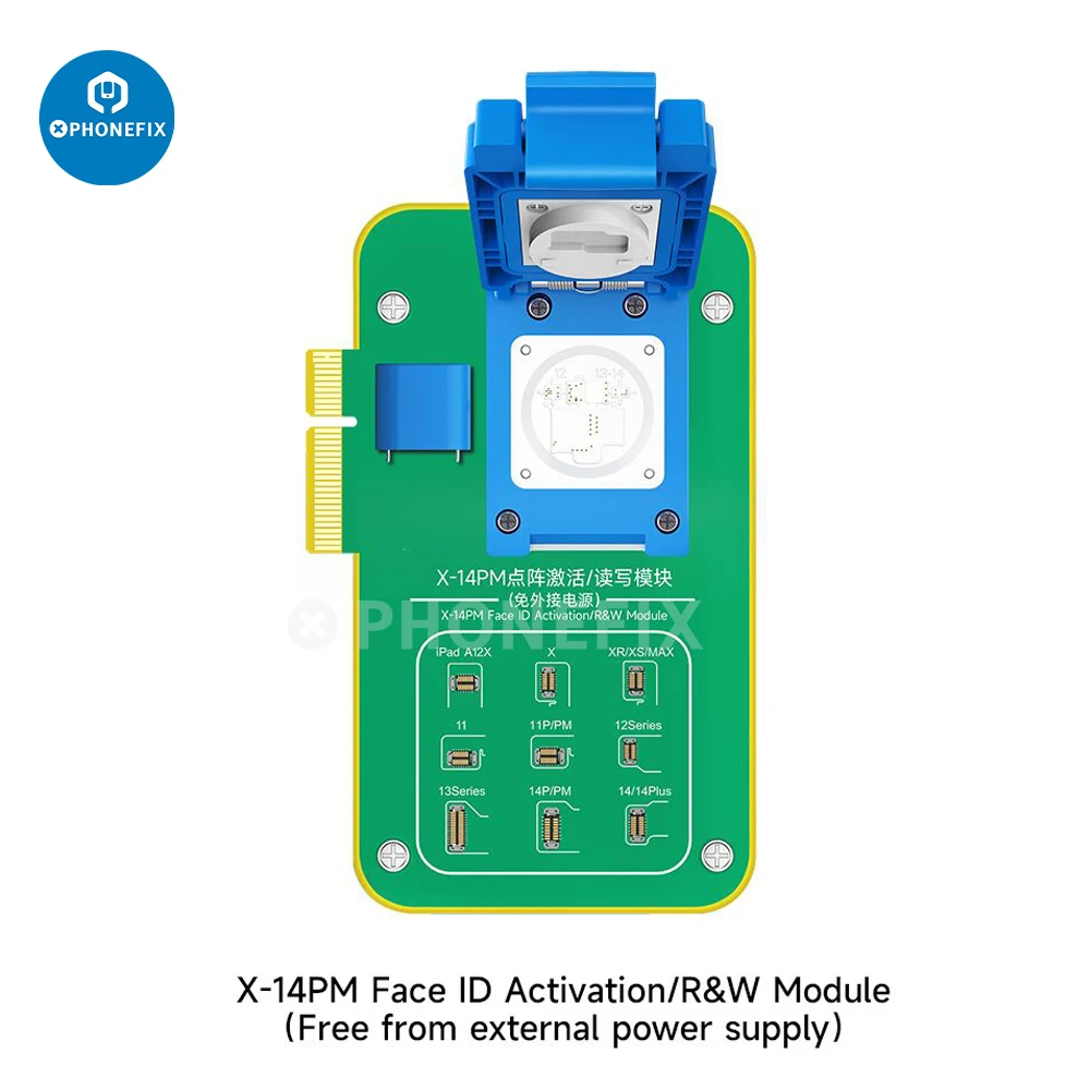 

Плата JC iface для точечного проектора, модуль 5-го поколения для iPhone X, 11, 12, 13, 14, серия, iPad A12X, с функцией распознавания лица, поддержка программатора JC V1S Pro