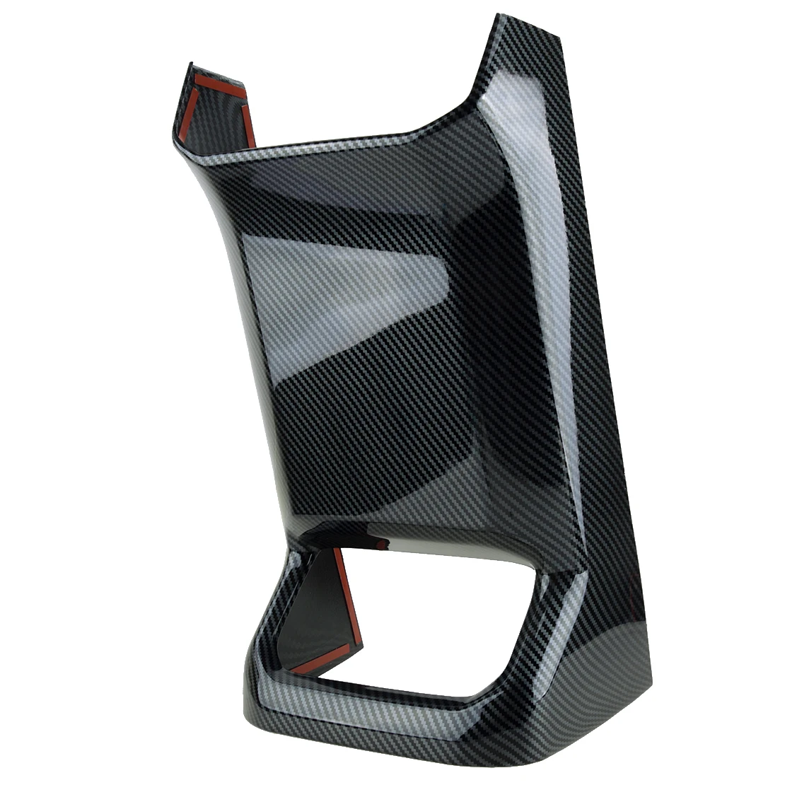 

Black Plastic Car Rear Seat Armrest Air Vent Outlet Cover Trim Fit for Toyota Highlander Kluger 2021-2022 Carbon Fiber Style