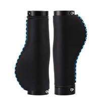 fiber leather bicycle grips shock absorbing ergonomic bicycle handlebar grips cover mtb mountain bike grips bicycle parts