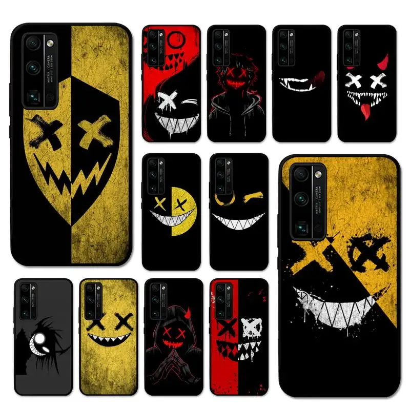 

Scary Smile Skeleton Devil Phone Case for Huawei Honor 70 50 30 9X 7A Pro 60 20 10 I 9 Lite 8 8S 8X 8C 5A Play Cover