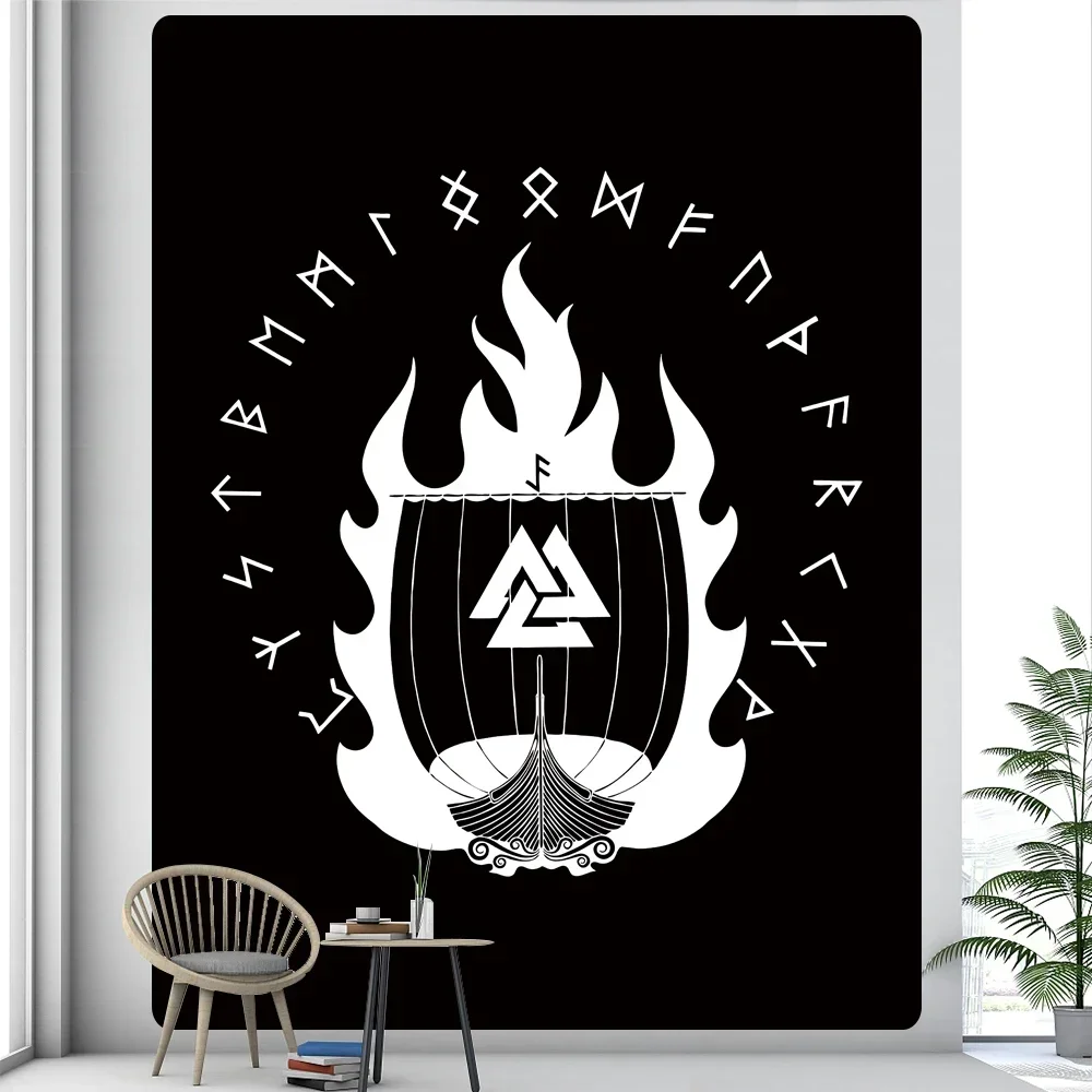 Подвесные листы для фотосъемки в стиле викингов